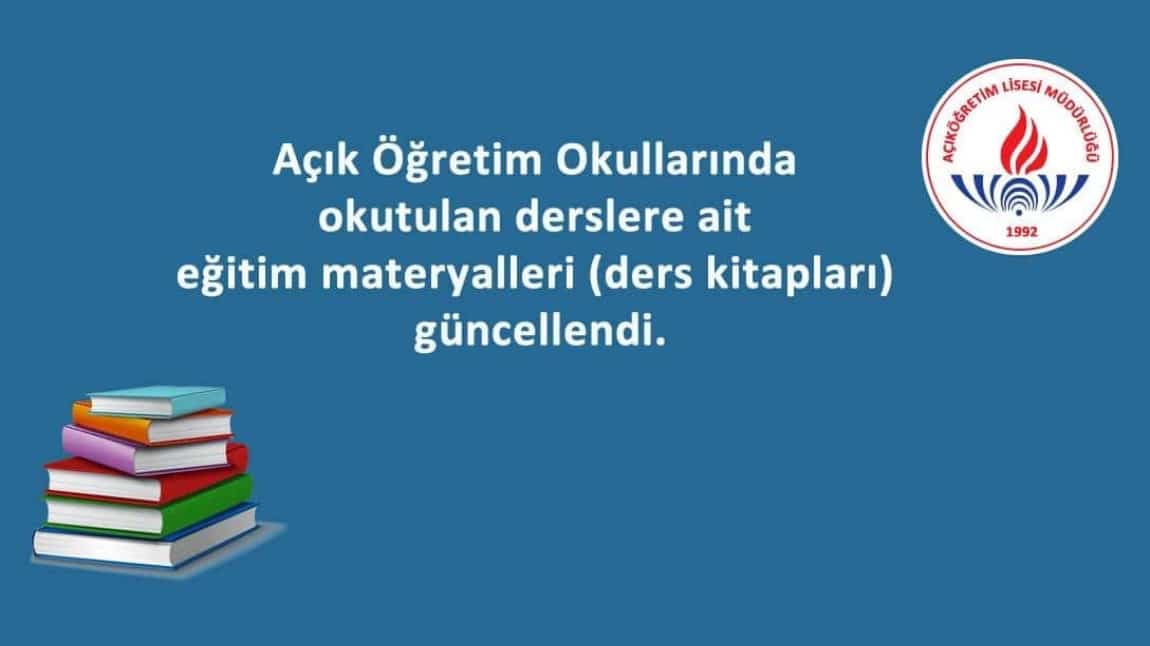 Ders Kitapları Güncel Liste PDF