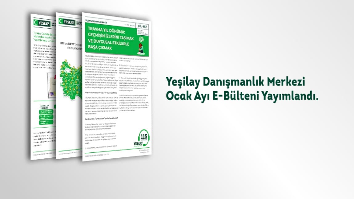 Yeşilay Danışmanlık Merkezi Bülteni