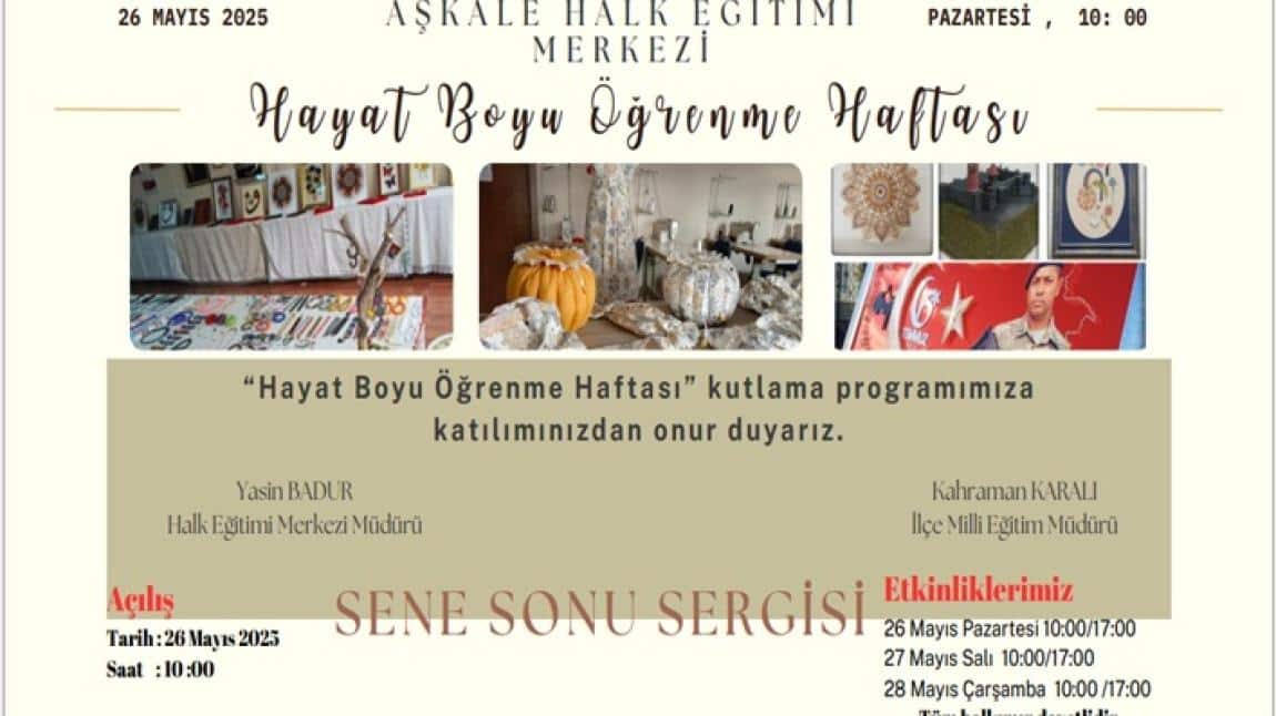 Tüm halkımız davetlidir.